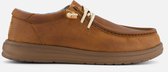 HEYDUDE Wally Grip Instappers cognac Leer - Maat 44