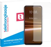 Telefoonglaasje Screenprotector - Geschikt voor HTC U23 Pro - Case Friendly - Gehard Glas - Beschermglas