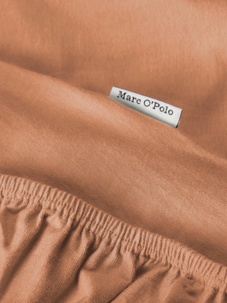 MARC O'POLO Premium Organic Jersey Hoeslaken Sandstone - 140-160 x 200-220 cm