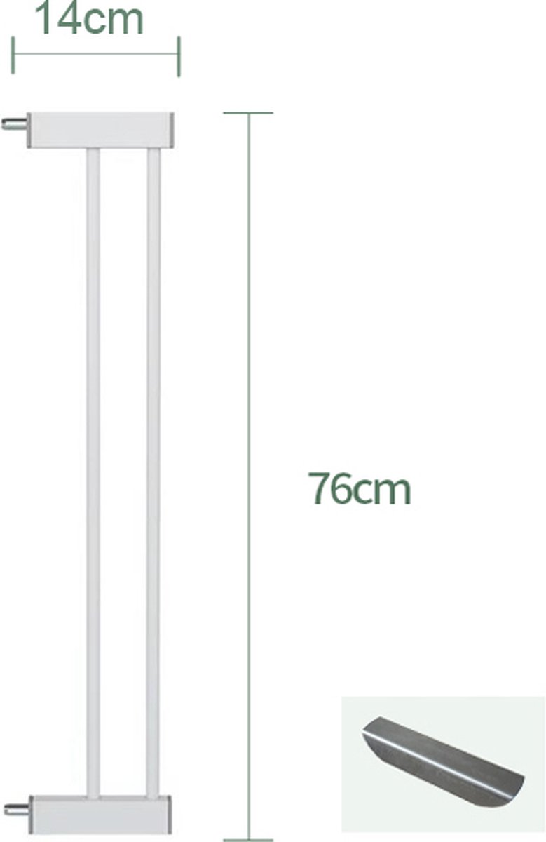 XAdventure Traphek Verlengstuk 14cm Wit