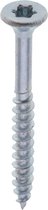 Deltafix spaanplaatschroef platkop / torx / met nibs / type 17 snijpunt verzinkt 6.0 x 120mm /75 200 st.