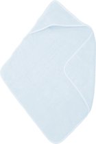 The One Towelling Baby Badcape - 75 x 75 cm - Badponcho - Hoge vochtopname - 100% Gekamd katoen - 450 gr/m² - Lichtblauw