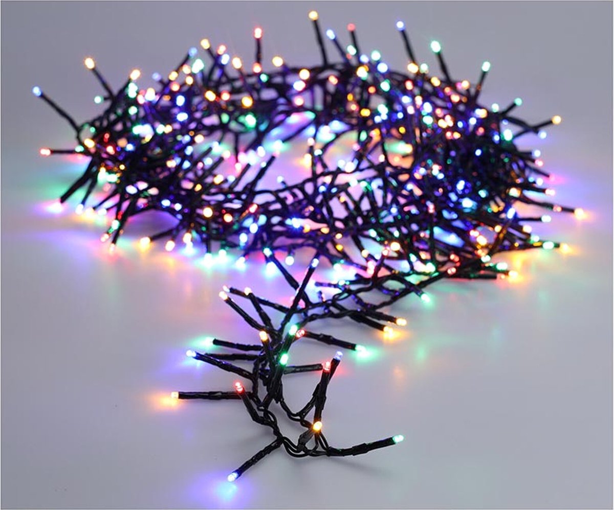 Maxi Cluster Kerstverlichting 1000 led 15m multicolor Timer Lichtfuncties bol