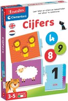 Clementoni - Leren tellen - Voelbare cijfers - Dieren tellen - Alleen of samen spelen - Educatief Speelgoed - 3-5 jaar