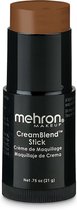Mehron - CreamBlend Stick - Schmink - Licht Ebony bruin