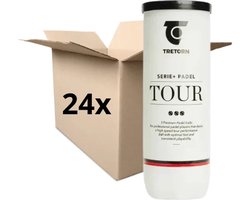 Tretorn - Serie Tour Padel Ballen - Doos - 24 Kokers