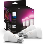 White & Color Ambiance E27 Lamp 3-Pack 800L