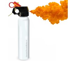Poederspray - Brandblusser - Poederblusser - Rookkanon - Spray - Rookbom - Rookfakkel - Fakkel - Oranje