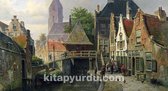View of Oudewater / Willem Koekkoek | 10.000 Stukjes | Houten Puzzel | 218,5 x 119 cm | King of Puzzle