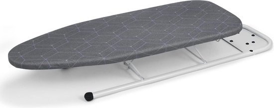 Tafelblad strijkplank met ijzeren steun, metalen mesh paneel mini