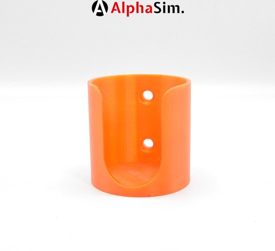 Bekerhouder voor Sim Rig met Extrusieprofiel Mount - Sim Racing Accessoire - Kleur Oranje van Merkloos — afbeelding 2