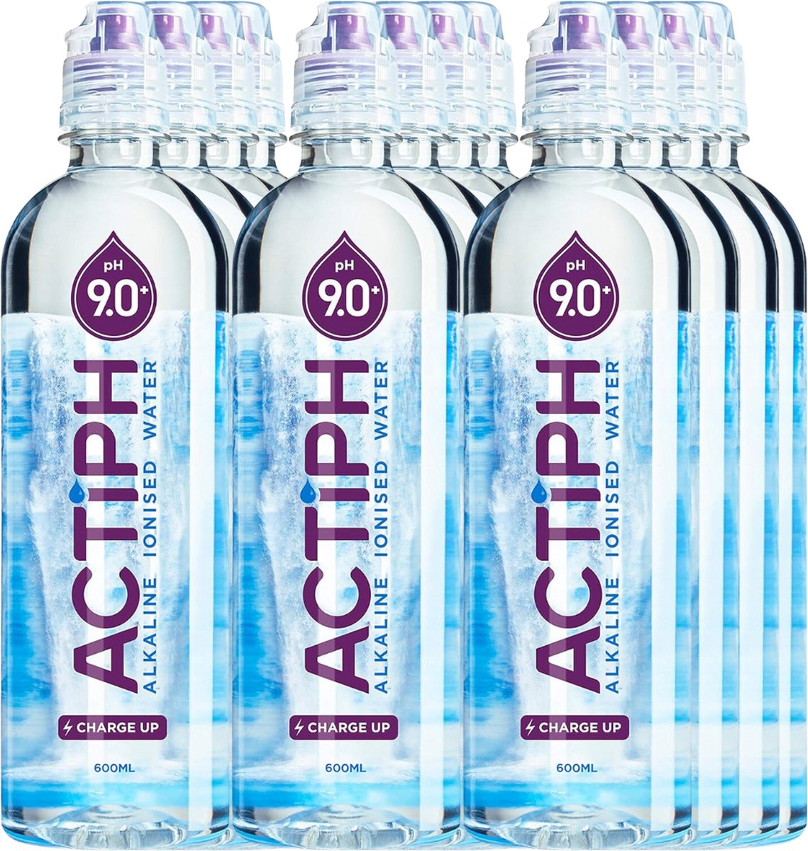 Actiph Alkaline Ionised Water Sportscap 1x 600ml