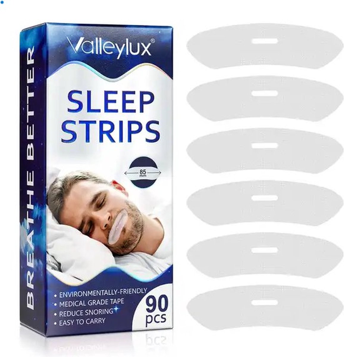 Mond tape - Anti snurk - Snurken - Anti snurk producten - Mouth tape - Slaaptape - 90st - ‘Merkloos’’