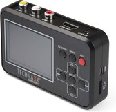 Technaxx TX-182 Retro Video Digitizer - Video naar PC/TV - HDMI - MicroSD - Zwart