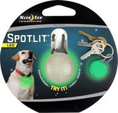 NITE IZE SpotLit Eco Packaging - Groen LED - Hondenriem of sleutel