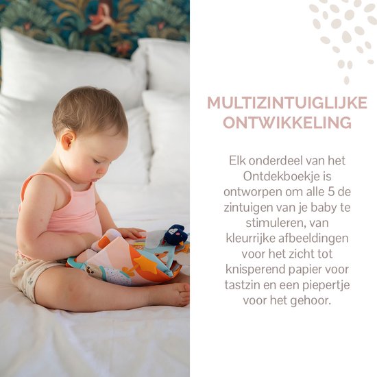 Sophie de giraf Ontdekboekje - Babyboekje - Baby boek - Baby speelgoed - Kraamcadeau - Babyshower cadeau - Vanaf 3 maanden - 26x25x4 cm van Sophie de Giraf. — afbeelding 5