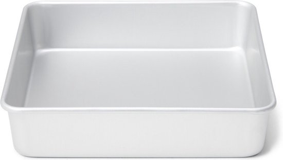 Patisse Vierkantvorm Professional geanodiseerd Aluminium - 20cm