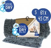 Tapis anti-salissures absorbant Royal Dry pour chien - Aspire la saleté comme une éponge - Ne laisse pas passer l'humidité - 61x45 cm - Microfibre chenille - Convient aux chiens et autres animaux de compagnie