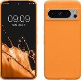 kwmobile telefoonhoesje geschikt voor Google Pixel 8 Pro - Hoesje voor smartphone - Back cover in fruitig oranje