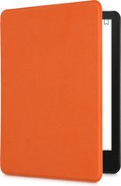 Étui kwmobile compatible avec Amazon Kindle Paperwhite 11. Housse Generation 2021 - Housse liseuse en microfibre - Etui en orange