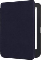 kwmobile case geschikt voor Kobo Clara 2E hoes - E reader cover van microvezel - Hoesje in blauw