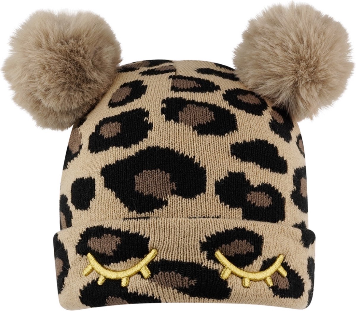Kindermuts - Panterprint - One Size