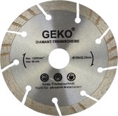 Disque diamant - 125mm x 22,23mm - Disque abrasif - GEKO