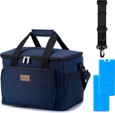 Sac isotherme Packaway à 4 couches - Sac à lunch 15 litres - Bleu foncé