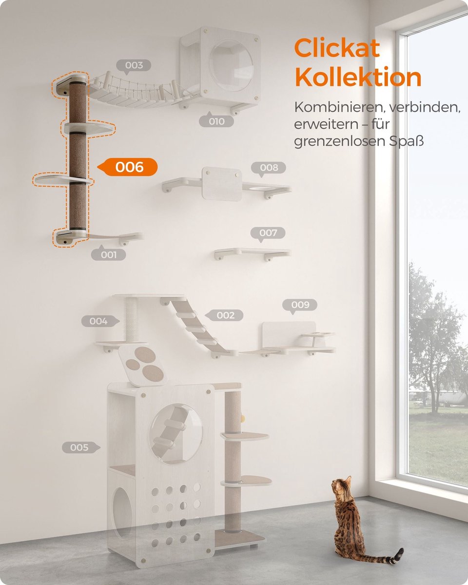 Feandrea Clickat Kollektion - Nr. 003 Katzenbrücke, extrem schnelle