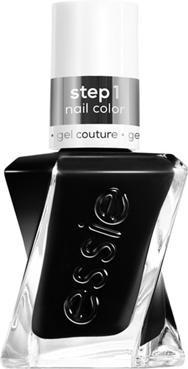 essie - gel couture™ - 514 take it loud - zwart - langhoudende nagellak -  13,5 ml | bol