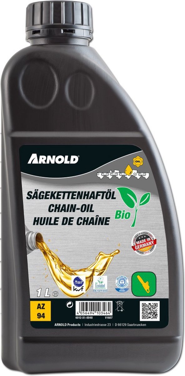 Arnold Bio Kettingzaagolie 1 Liter