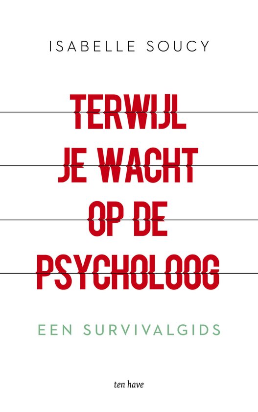 Terwijl je wacht op de psycholoog - cover