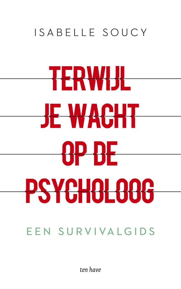 Omslag van Terwijl je wacht op de psycholoog