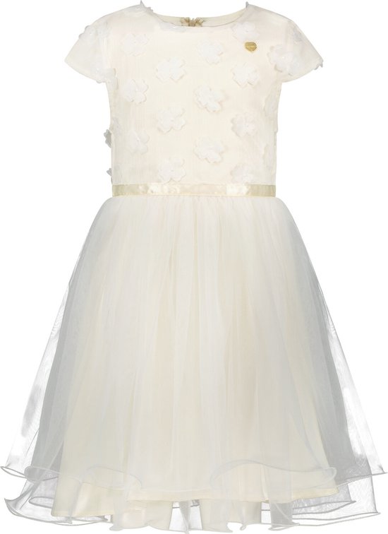 Meisjes jurk - Starlight - Pearled ivoor wit