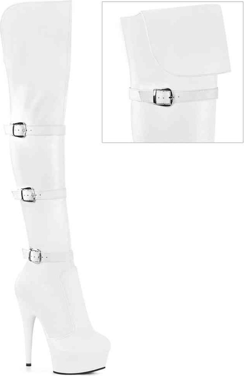 Overknee laarzen online wit