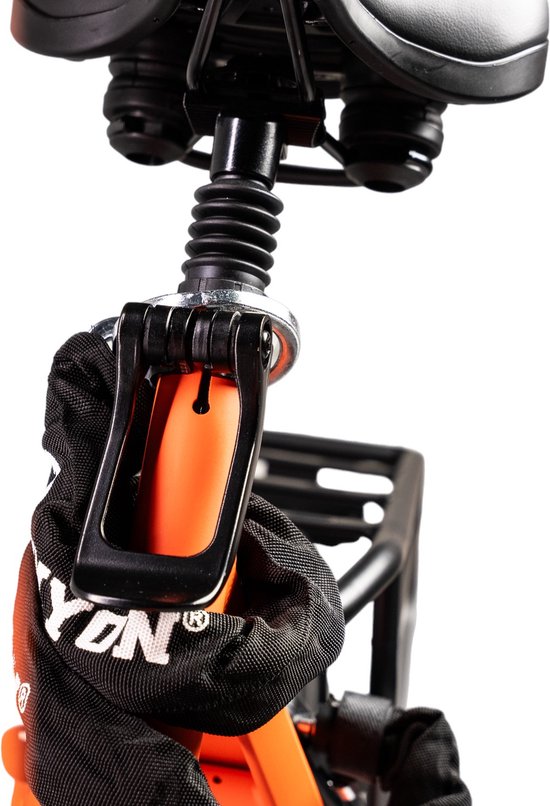 Ostrichoo Caesar E-Bike (oranje): Revolutionaire 540WH FastCap Batterij - Snelste Oplaadtechnologie, 120km Bereik, Brandveilig, Bafang Middenmotor, Onderhoudsvrij Comfort met Antilek Banden van Ostrichoo — afbeelding 4