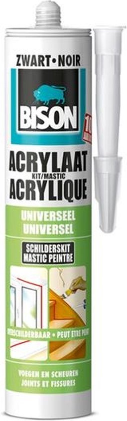 Bison Acrylaatkit - 310 ml - Zwart