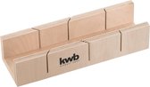 kwb snijlade 311026 (meerlaags hout, 245 x 53 x 40 mm, voor 45° en 90° sneden, verstekzaaglade)