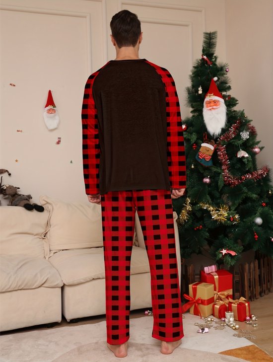 Pyjama de Noël Livano - Homme - Pyjama de Noël - Homme - Adultes - Set - Pantalon - Chemise - Noël - Taille XXXL