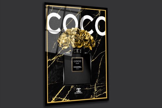 coco chanel 90x60 plexiglas 5mm