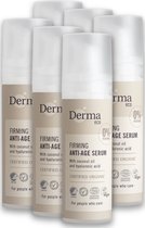 Derma Eco Anti-age Serum - Voordeelverpakking 6 x 30 ML - Parabeenvrij - Hyaluronzuur - Veganistisch