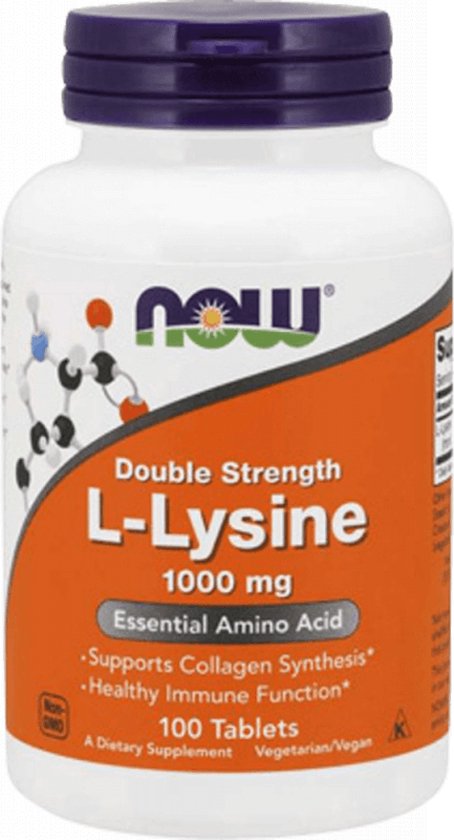 Now Foods L-Lysine 1000mg (100 Tabs)