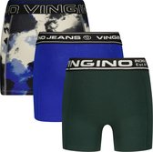 Vingino Jongens Boxer B-234 Smokey 3Pack Deep Black - Maat S