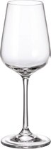 Schattige kleine wijnglazen voor de witte wijn - klassieke glazen Bohemia Kristal - STRIX 250 ml - cadeau set 6 stuks