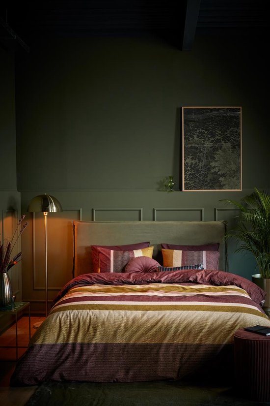 Housse de couette Beddinghouse Jorren - Rouge Foncé