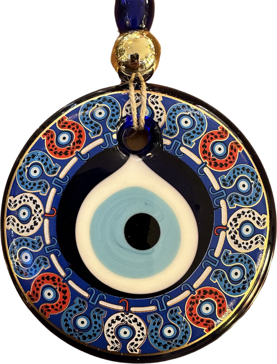 Boze oog - Accessoires - Geluk bescherming - Nazar boncugu - Boze oog hanger- Bedels & hangers -Blauwe kralen