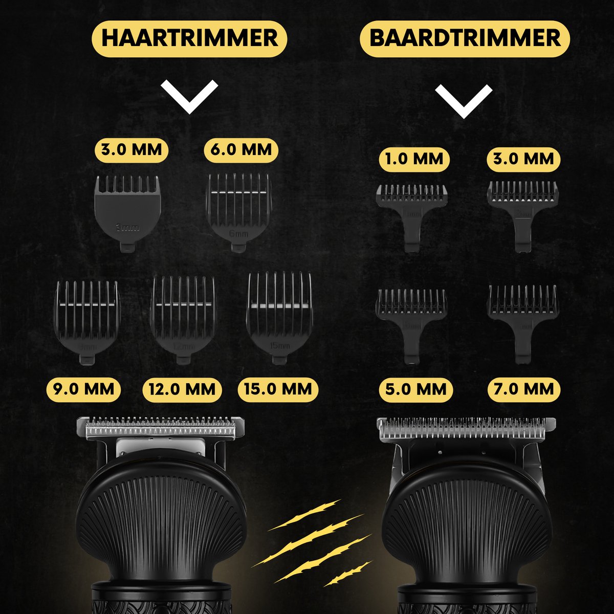 Sansbeauté 7-in-1 Baardtrimmer Mannen met Opbergstandaard thumbnail 5