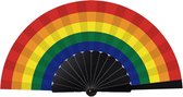 Finnacle - "Pride-Waaier: Festival-Regenboog-Vlag-Handwaaier-Spaanse-Waaier"