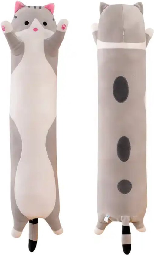 Desdfcer 3D Katten Pluche Kussen – Schattig Knuffelspeelgoed Voor Kerstmis, Verjaardag Of Als Woondecoratie