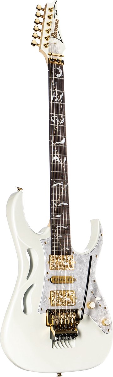 Ibanez PIA3761 Stallion White Steve Vai Signature elektrische gitaar